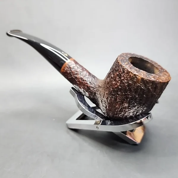 Savinelli Handmade Rusticated Bent Pot Estate Briar Pipe, 6mm [SOLD OUT] - Image 7
