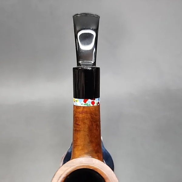 Gigi Giant 712 Smooth Bent Billiard Estate Briar Pipe, Unsmoked, 9mm [SOLD OUT] - Image 7