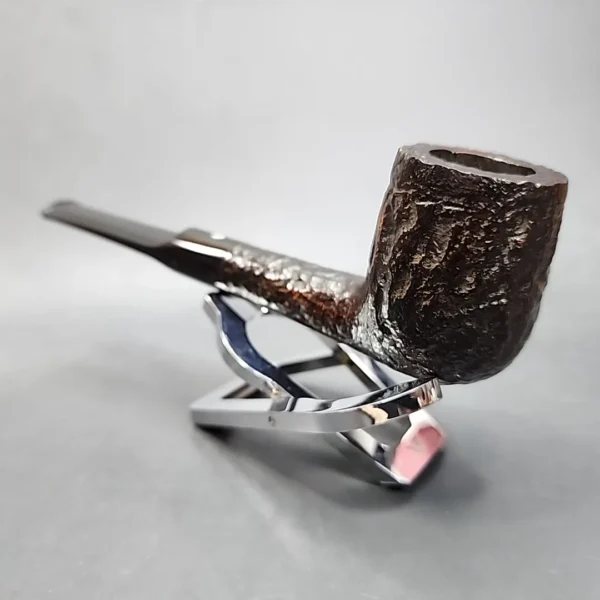 Astleys of London Rusticated Saddle Billiard Estate Briar Pipe, English Estates - Image 7
