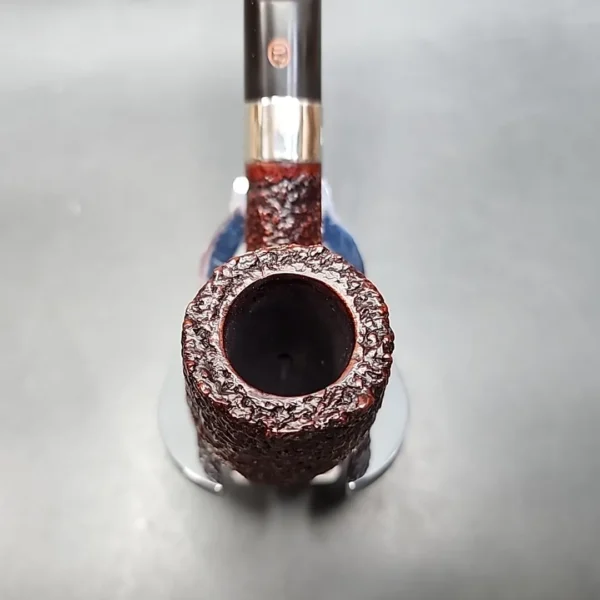 James Upshall Handmade 5 Rusticated Bent Billiard Estate Briar, Pipe Unsmoked [SOLD OUT] - Image 7