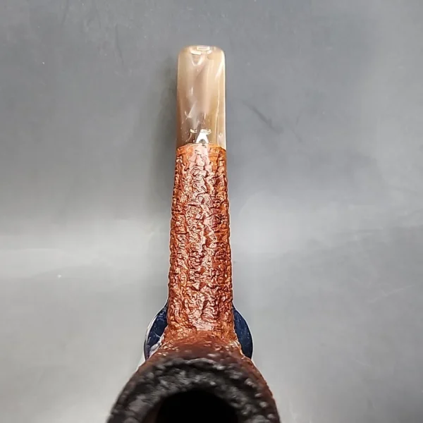 Caminetto Business 119 KS Rusticated Straight Brandy Estate Briar Pipe [SOLD OUT] - Image 7