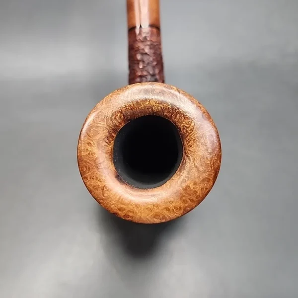 Ser Jacopo R1 Rusticated Bent Dublin Estate Briar Pipe - Image 7