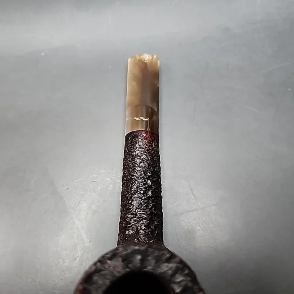 Caminetto Business 109 KS Rusticated Straight Brandy Estate Briar Pipe [SOLD OUT] - Image 7