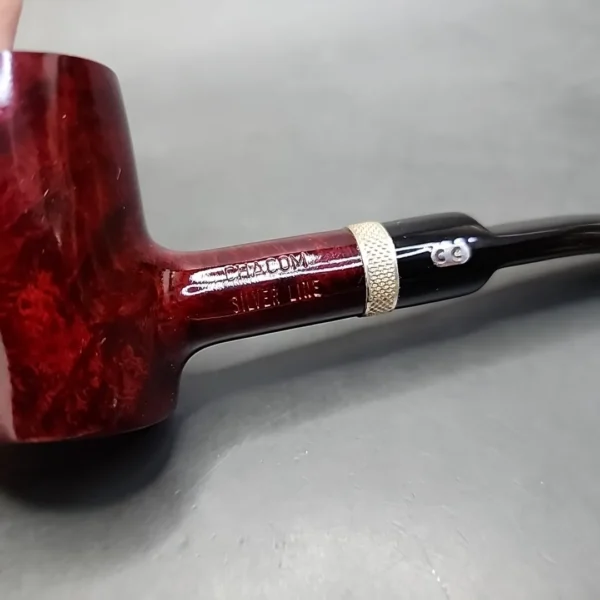 Chacom Silver Line 145 Smooth Poker Estate Briar Pipe, Unsmoked [SOLD OUT] - Image 7