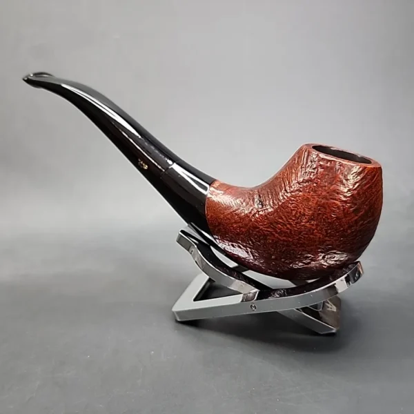 Chacom Volute Sandblasted Cobra Estate Briar Pipe, Unsmoked - Image 7