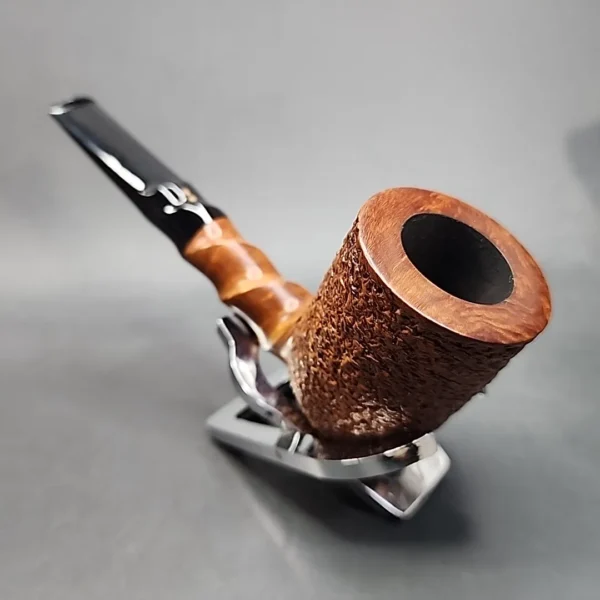 Radice Rind GO Spiral Shank Billiard Estate Briar Pipe, Italian Estates [SOLD OUT] - Image 7