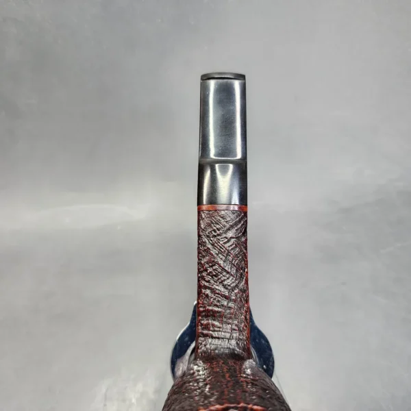 WO Larsen Sandblasted Straight Billiard Estate Briar Pipe, Unsmoked [SOLD OUT] - Image 7
