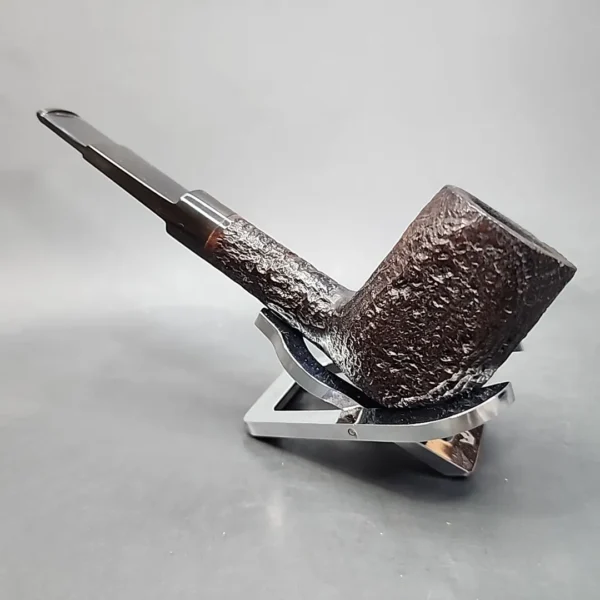 Charatans Make 652 DC Sandblasted Panel Estate Briar Pipe, Lane Era - Image 7