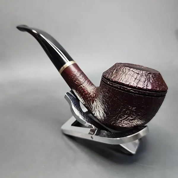 Vauen 5202 Sandblasted Bent Rhodesian Estate Briar Pipe, Unsmoked 9mm - Image 8