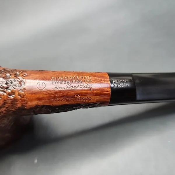 Charatans Make Free Hand Relief Extra Large Estate Briar Pipe [SOLD OUT] - Image 8