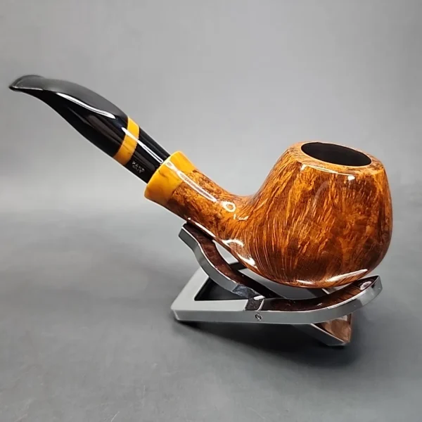 Chacom Richmond 410 Smooth Bent Apple Estate Briar Pipe, Unsmoked [SOLD OUT] - Image 8