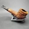 Castello Natural Vergin Rusticated Straight Pot Estate Briar Pipe [SOLD OUT] - Image 8