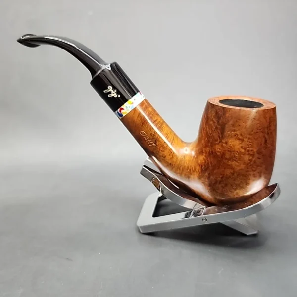 Gigi Giant 712 Smooth Bent Billiard Estate Briar Pipe, Unsmoked, 9mm [SOLD OUT] - Image 8