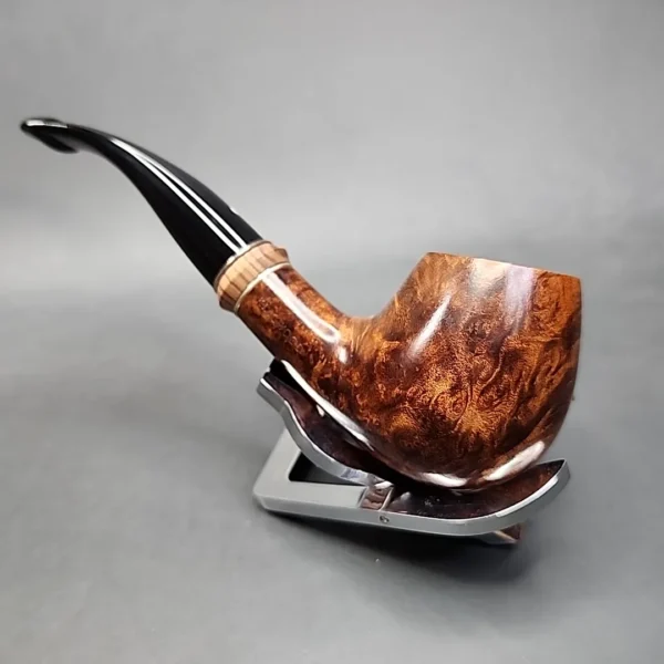 Vauen Kingwood 61 Smooth Bent Apple Estate Briar Pipe, Unsmoked, 9mm [SOLD OUT] - Image 8