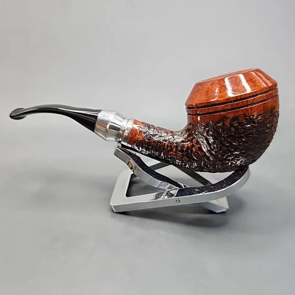 Vauen Select 302 Rusticated Bent Rhodesian Estate Briar Pipe, Unsmoked 9mm [SOLD OUT] - Image 8
