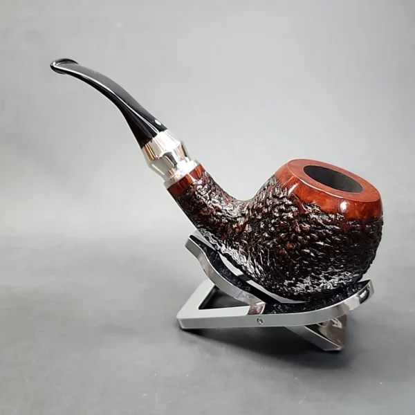 Vauen Select 342 Rusticated Bent Apple Estate Briar Pipe, Unsmoked, 9mm [SOLD OUT] - Image 8