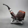 Vauen Select 373 Rusticated Bent Egg Estate Briar Pipe, Unsmoked, 9mm [SOLD OUT] - Image 8