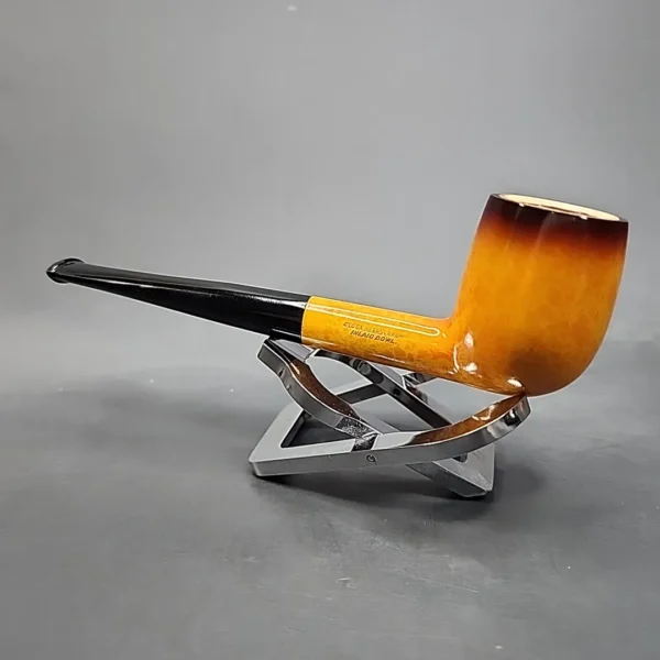 Hilson Mardi Gras Smooth Straight Meerschaum Lined Billiard Estate Pipe [SOLD OUT] - Image 8