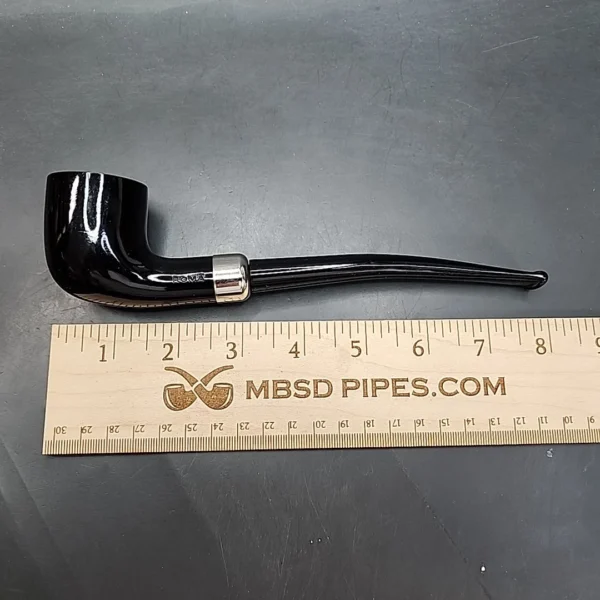 Roma Black Churchwarden Estate Briar Pipe, Unsmoked [SOLD OUT] - Image 8