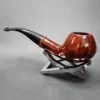 Chacom Trekking 262 Smooth Bent Apple Estate Briar Pipe, Unsmoked, 9mm, Adapter [SOLD OUT] - Image 8