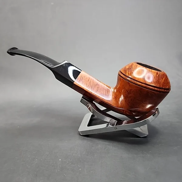 Design Berlin Rico's-02 Smooth Bent Bulldog, Estate Briar Pipe, Unsmoked, 9mm [SOLD OUT] - Image 8