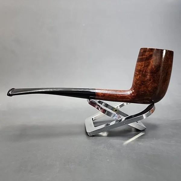 Astleys of London Smooth Bent Stacked Billiard Estate Briar Pipe - Image 8