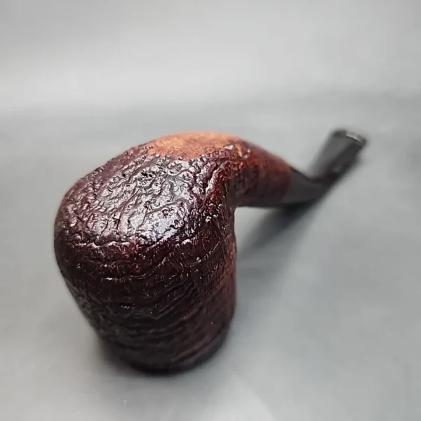 Savinelli Antica 622 KS, Sandblasted Bent Pot Estate Briar Pipe [SOLD OUT] - Image 8