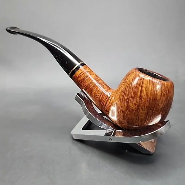 Savinelli Champagne 626, Smooth Bent Apple Estate Briar Pipe, 9mm [SOLD OUT] - Image 8