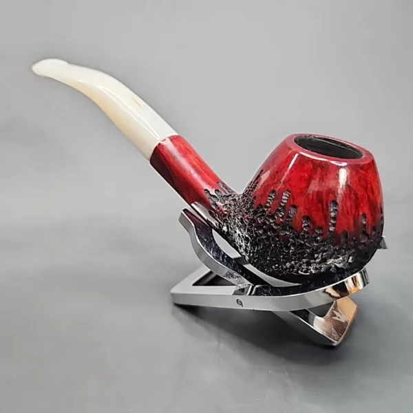 Nording 2000 Hunter Wild Boar Pipe Bent Brandy Estate Briar Pipe, Unsmoked [SOLD OUT] - Image 8