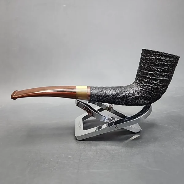 Rad Davis 2011 Sandblasted Zulu Estate Briar Pipe, Unsmoked [SOLD OUT] - Image 9