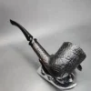 Celius Root Pawn 11 Sandblasted Bent Dublin Estate Briar Pipe [SOLD OUT] - Image 9