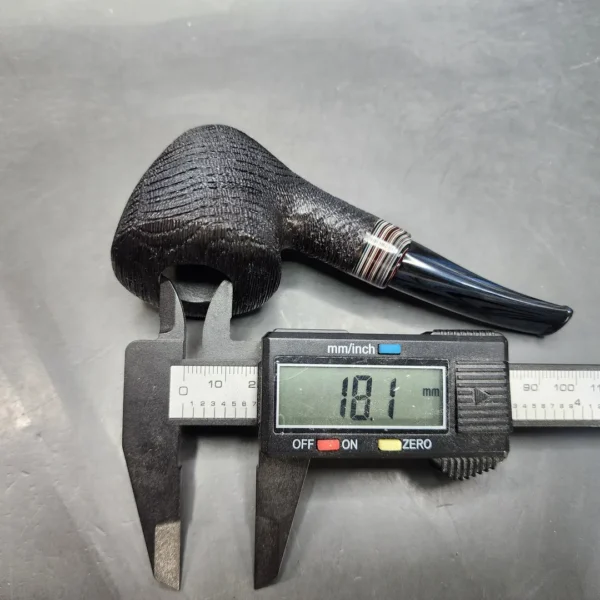 La Biota Morta Bent Dublin Handmade Pipe, New - Image 9