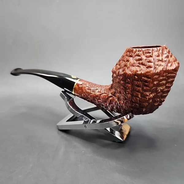 BBB Bolder Grain 10 Rusticated Estate Briar Pipe, Unsmoked [SOLD OUT] - Image 9