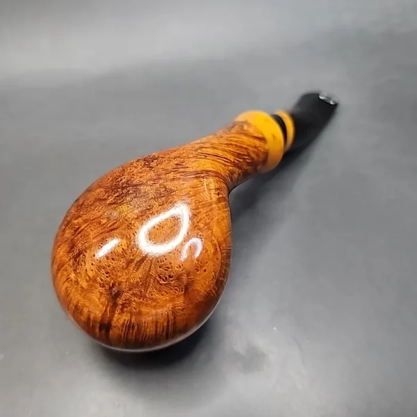 Chacom Richmond 410 Smooth Bent Apple Estate Briar Pipe, Unsmoked [SOLD OUT] - Image 9