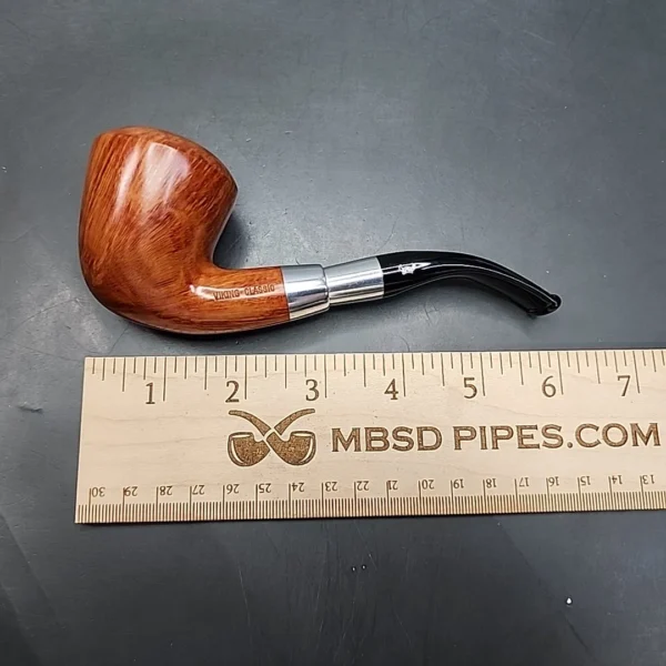 Viking Classic Smooth Bent Dublin Estate Briar Pipe, Unsmoked [SOLD OUT] - Image 9