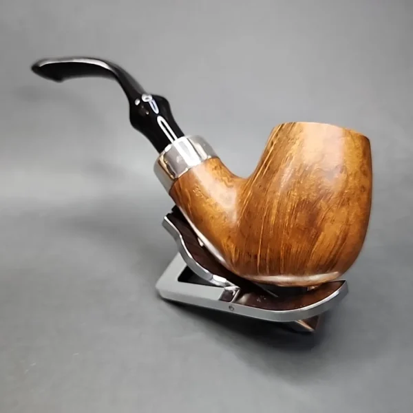 Peterson Premier 307 Smooth Bent Billiard Estate Briar Pipe, Unsmoked [SOLD OUT] - Image 9