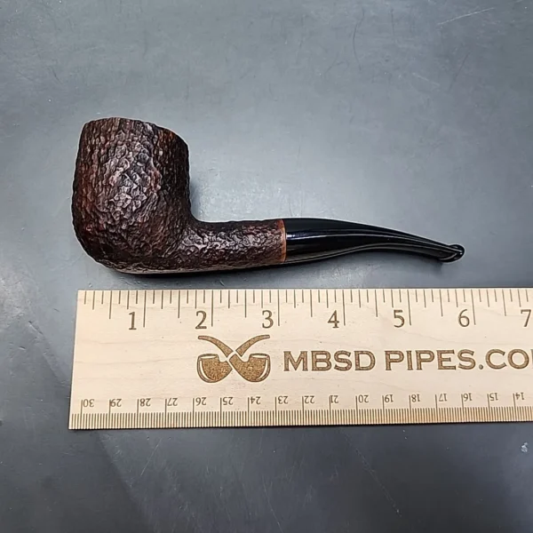 Savinelli Handmade Rusticated Bent Pot Estate Briar Pipe, 6mm [SOLD OUT] - Image 9