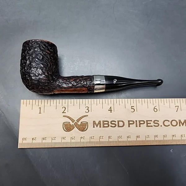 Peterson Donegal Rocky Zippo 106 Rusticated Straight Billiard Estate Briar Pipe - Image 9