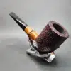Radice Rind G, Rusticated Stacked Pot Estate Briar Pipe [SOLD OUT] - Image 9