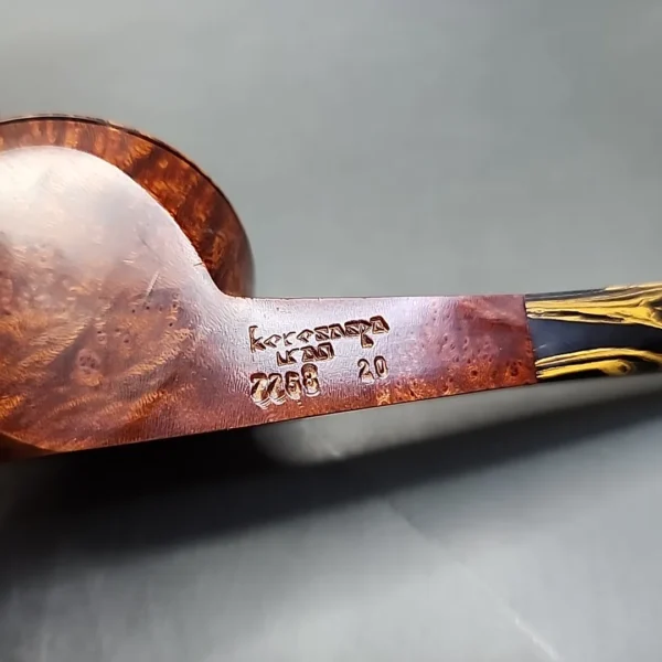 Keresaspa 7758 Smooth Straight Bulldog Estate Briar Pipe [SOLD OUT] - Image 9