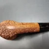 Castello Natural Vergin Rusticated Straight Pot Estate Briar Pipe [SOLD OUT] - Image 9