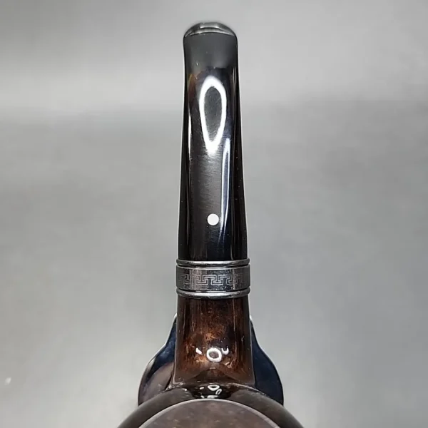 Vauen De Luxe Smooth Bent Apple Estate Briar Pipe, Unsmoked, 9mm - Image 9