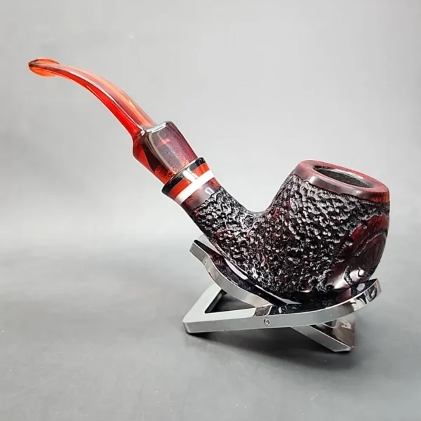 Nording 2006 Hunting Pipe Rusticated Bent Estate Briar Pipe, Unsmoked [SOLD OUT] - Image 9