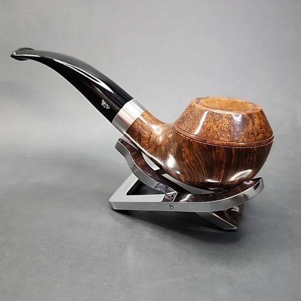 Chacom Golden Grain Smooth Bent Rhodesian Estate Briar Pipe, Unsmoked [SOLD OUT] - Image 9
