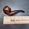 Roma Smooth Bent Estate Briar Pipe Unsmoked, 9mm, Adapter - Image 9