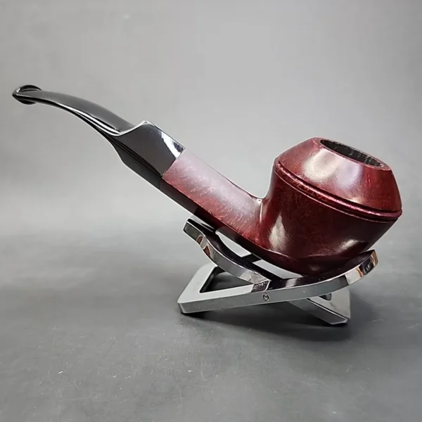Design Berlin Rico's-02 Smooth Bent Bulldog Estate Briar Pipe, Unsmoked, 9mm - Image 9