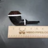 Karim Rusticated Sitter Briar Calabash, New - Image 9