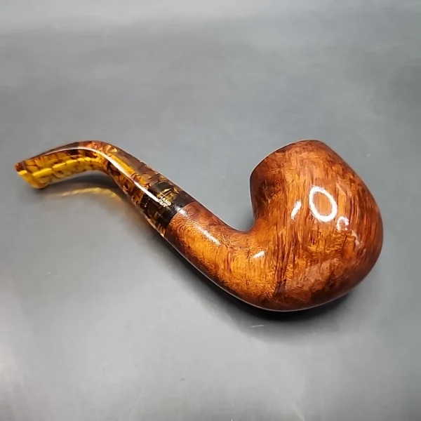 Chacom Baltik 214, Smooth Bent Estate Briar Pipe, Unsmoked [SOLD OUT] - Image 9