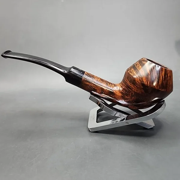 Orlik London 5378 Smooth Bent Rhodesian Estate Briar Pipe, Unsmoked [SOLD OUT] - Image 9