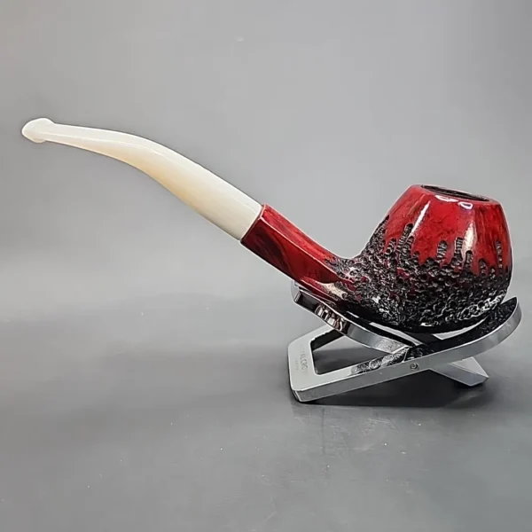 Nording 2000 Hunter Wild Boar Pipe Bent Brandy Estate Briar Pipe, Unsmoked [SOLD OUT] - Image 9